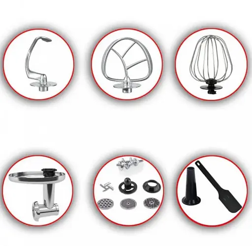 Кухонный комбайн DMS 3 В 1 2350 Вт 7 л тестомес мясорубка блендер - фото 8