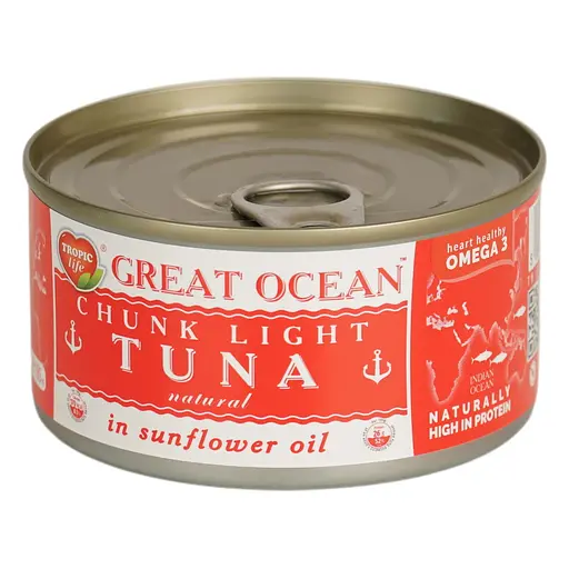 Тунец целый в подсолнечном масле Great Ocean 170 г - фото 2