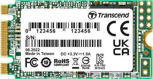SSD M.2 накопичувач Transcend MTS425S 250GB (TS250GMTS425S)