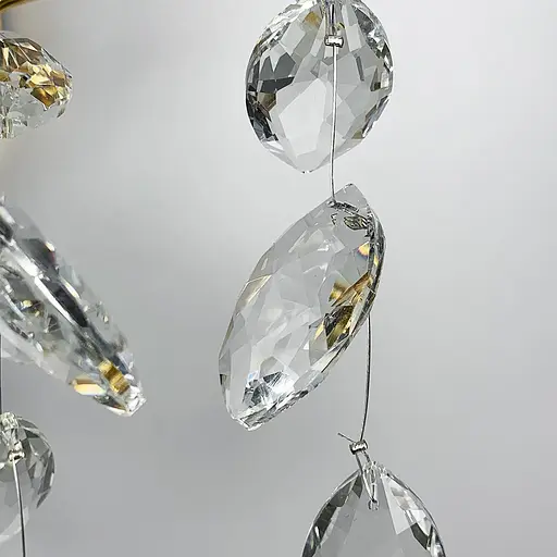 Бра Line F DIAMINA з кришталевим камінням W 33007/2 S GD - фото 8