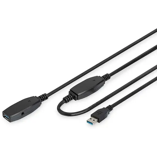 Digitus Удлинитель USB 3.0 Active Cable, A/M-A/F, 20 m