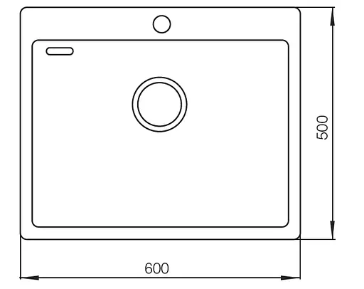 Мойка MIXXUS MX6050-200x1.2-HANDMADE (MX0569) - фото 2
