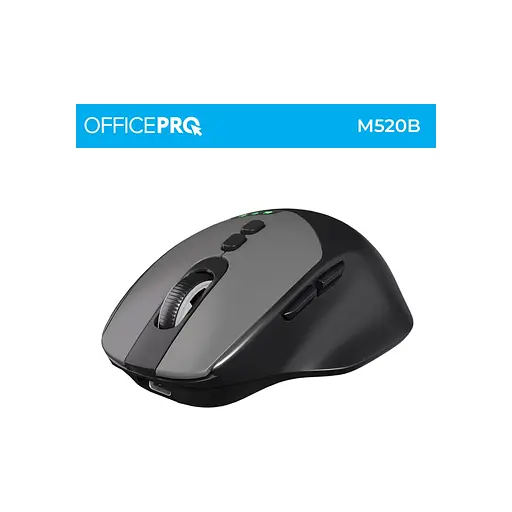 Мышка OfficePro M520B Wireless/Bluetooth Black (M520B) - фото 4