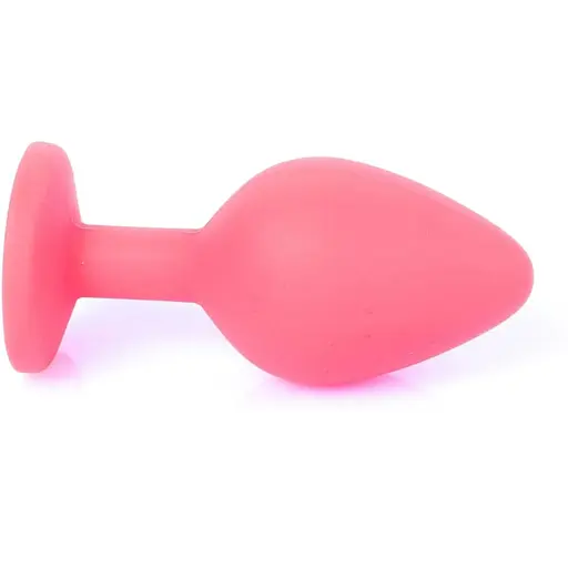 Силіконова анальна пробка Boss Of Toys Boss Series - Jewellery Red Silicon Plug Small Blue S, BS6400080, Червоний / синий - фото 6