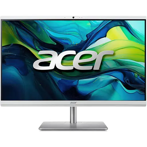 Компьютер персональный моноблок Acer Aspire C27-195ES 27" FHD Intel U7-155U 32GB F1TB UMA WiFi кл+м 3р без ОС серый