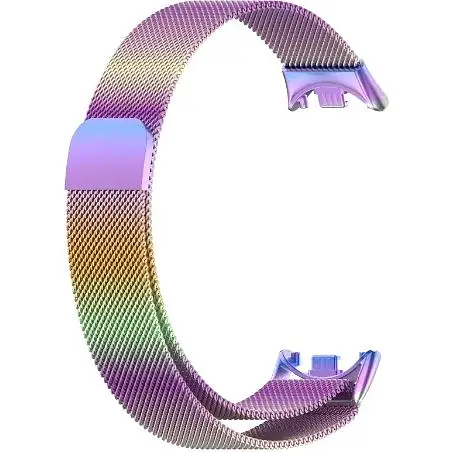 Ремешок DK CDK для Xiaomi Mi Smart Band 10 Metal Milanese Loop Magnetic (015814) (chameleon) - фото 2