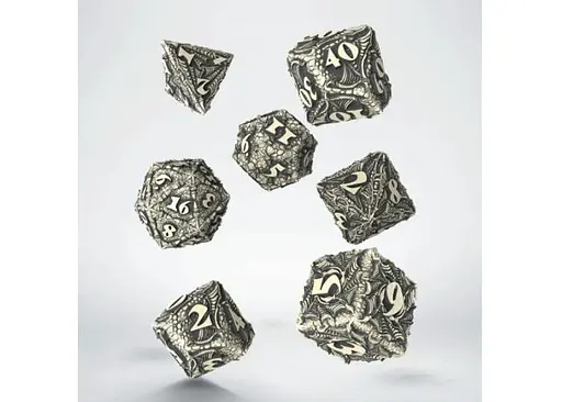 Набір кубиків Dracopolis Dice Set: Scandinavian Blackfang , 7 шт. (SDCP01) - фото 2