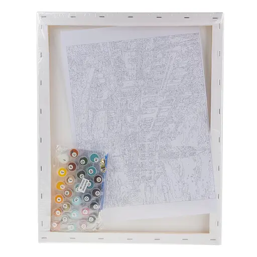 Набор для росписи по номерам "Город с каналами" 40*50 см, IDEA2-GX45758, ТМ "99IDEAS" - фото 6