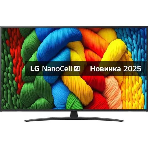 Телевізор LG NanoCell AI 81 50" UHD 4K (50NANO81A6A) UA [137219]