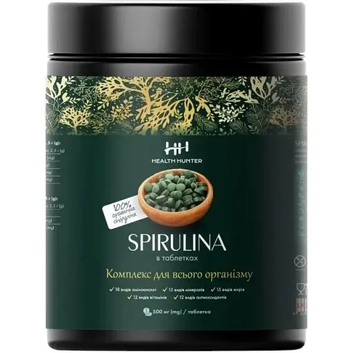 Спіруліна Health Hunter Spirulina 400 г  800 шт