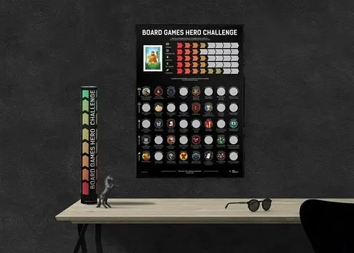 Скретч постер Board Games Hero Challenge (англ.) (СП100ДНН) - фото 4