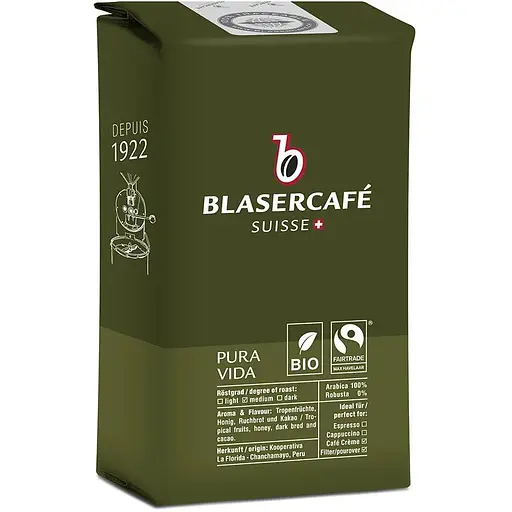 Кофе в зернах Blasercafe Pura Vida 250 г - фото 1