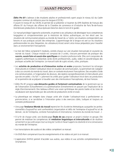 Édito Pro B1 – Livre + DVD-rom + didierfle.app - фото 2