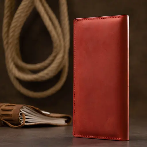 Женское кожаное портмоне Grande Pelle 10х19.5х1.5 см acs0018771 - фото 7