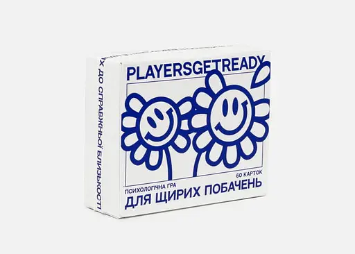 Настільна гра PLAYERSGETREADY Психологічна гра для щирих побачень (16+) (укр.) (Sinceredating#Ua)