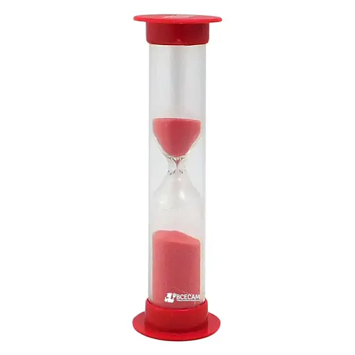 Часы песочные безопасный пластиковый тубус /10 минут/ 81572 - фото 1