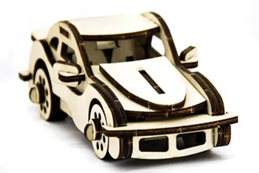 Дерев'яний конструктор Порше 43 деталі - фото 1