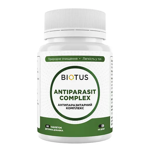 Антипаразитный комплекс Antiparasit Compleх Biotus 60 таблеток