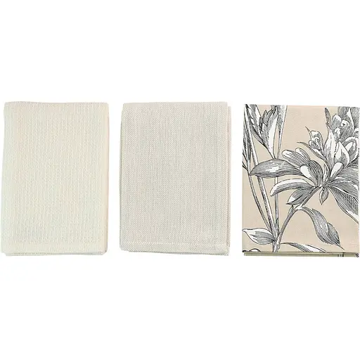 Кухонний рушник МВМ My Home (MVM) Тоскана бежевий з принтом 40 x 60 см (KT-13 M BEIGE/PRINT) - фото 7