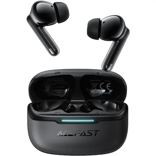 Навушники TWS Acefast W5 hybrid noise reduction black