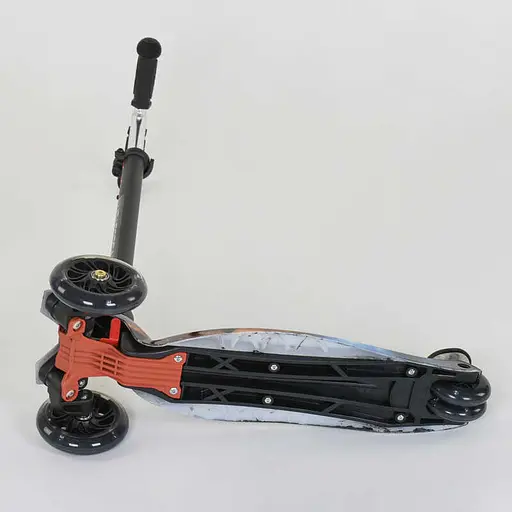 Самокат дитячий Best Scooter 59х17х26 см Чорний 000231524 - фото 3
