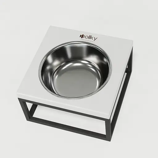 Hollky Base Solo M — миска на підставці для котів і середніх собак (1 × 0,8 л) - фото 5