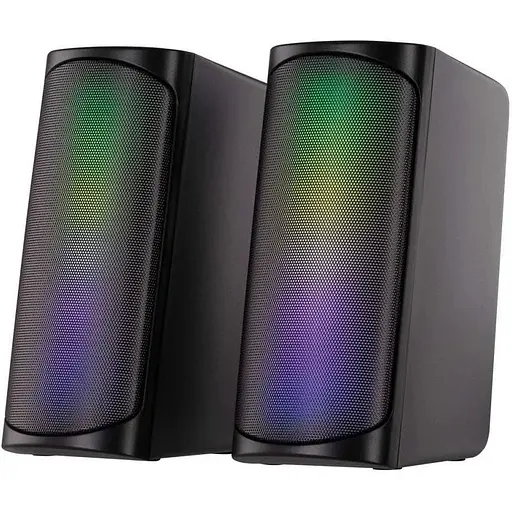 Мультимедийная акустика 2E PCS231 RGB Matrix 2.0 USB Black (2E-PCS231BK) - фото 1