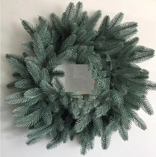 Різдвяний вінок із хвої Преміальний литий 45 см (Блакитний) - фото 3