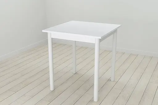 Стіл кухонний Ferrum-decor Агата 75x70x70 Білий ДСП Біле 16мм (FRD-106239)