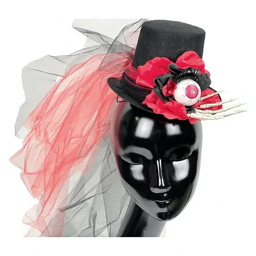 Шляпка Skeleton Eye с фатой - фото 1