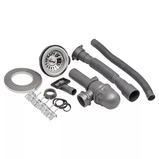 Кухонная мойка 780x480x180 мм + сифон Wezer 7848(08), Decor - фото 4