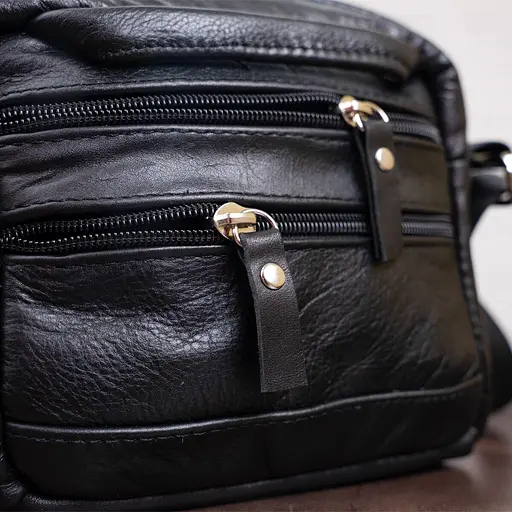 Сумка кожаная мужская SHVIGEL 15х13х7 см sum0012466 - фото 9