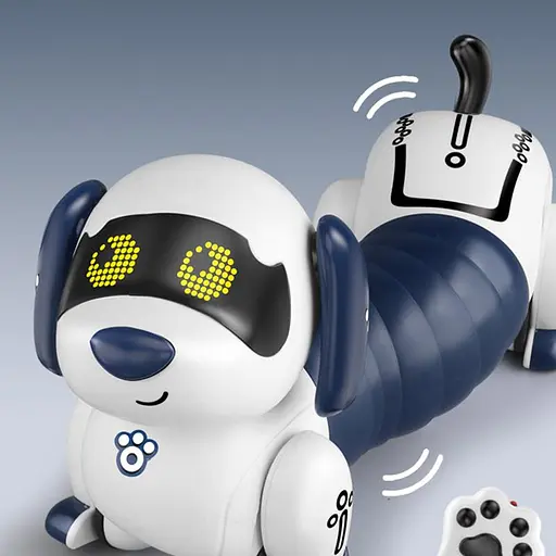 Интерактивная игрушка Собака-Робот SHT K45 White - фото 2