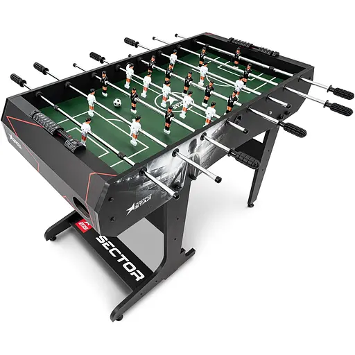 Настільний футбол Hop-Sport Sector чорно-білий - фото 8