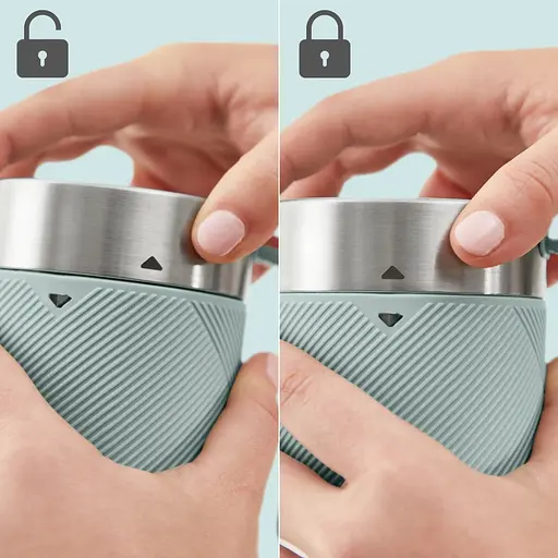 Блендер Tefal Lightmix портативний для смузі чаша-300мл USB тритан зелений - фото 5