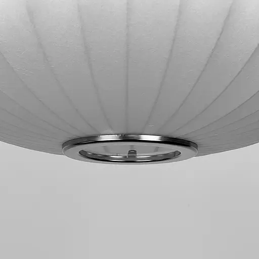 Дизайнерский светильник с полимерным овальным абажуром Ø50x24 см Line F AK03-500 x 240 Белый - фото 3