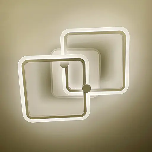 Стельова мінімалістична LED люстра в білому корпусі Line.F RGB підсвітка Немає - фото 7