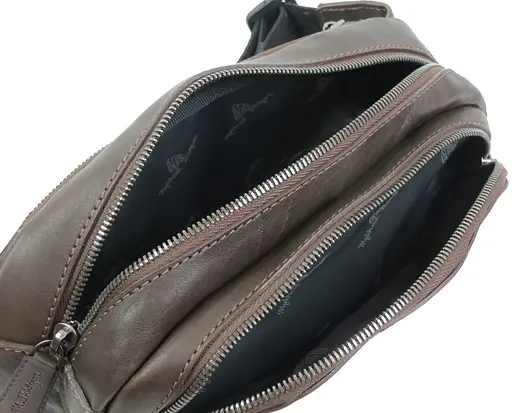 Шкіряна сумка Mykhail Ikhtyar 13х26х7 см sum0023002 - фото 8