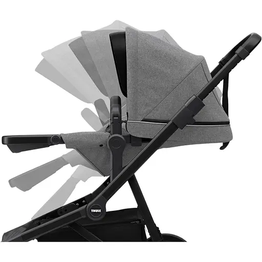 Детская коляска Thule Sleek Black/Grey Melange (TH 11000021) - фото 7