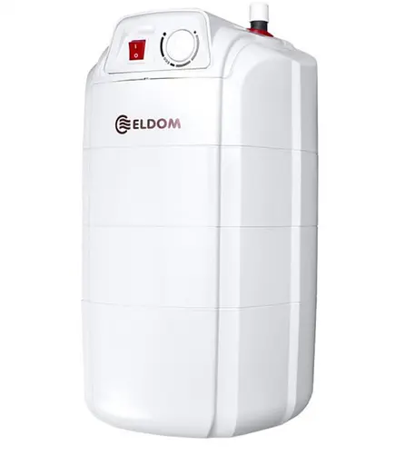 Водонагреватель Eldom EXTRA LIFE 7 л, под мойкой 1500 Вт, мокрый ТЭН, вертикальный, прямоугольный, белый (72324PMP) - фото 2