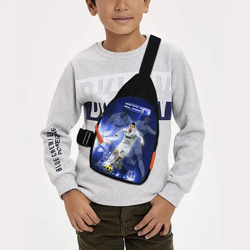 Сумка через плече дитяча Кріштіану Роналду 29х17 см сумка слінг для хлопчика (02066)