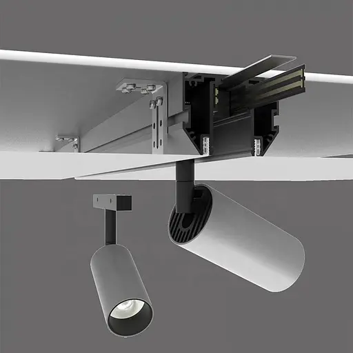 Магнітний трек для натяжної стелі під демпфер 3M KLOODI KDMG-STRECTH TR 3M BK - фото 2