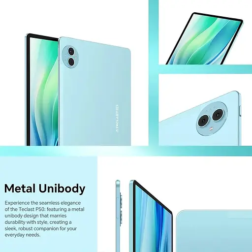 Планшет Teclast P50 11" HD /6GB /128GB/ T606 / 8000mAh/ LTE / 5+13MP/ Metal/ Blue - фото 9