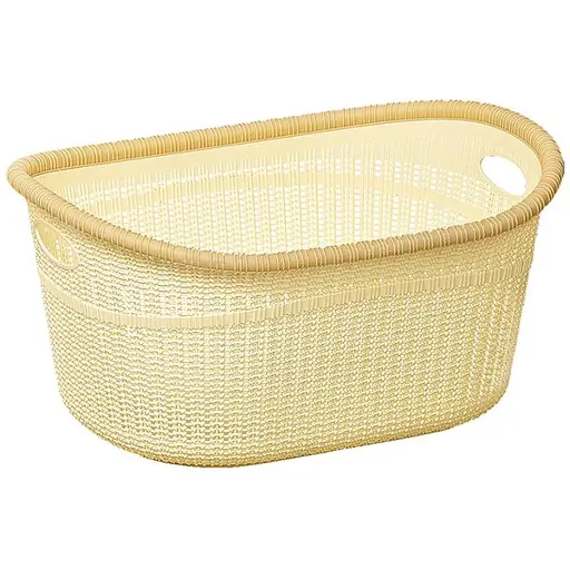 Кошик Irak Plastik Gordes 35 л жовтий (00-00013218)