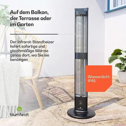 Інфрачервоний обігрівач Blumfeldt BlazeTower (10046339) - фото 7