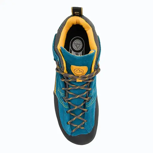 Ботинки LaSportiva Boulder X Mid 45.5 Blue/Yellow LaSportiva (1052-17EBY 45,5) - фото 4