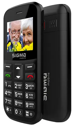 Телефон Sigma Comfort 50 CF115 Easy Black UA UCRF - фото 4