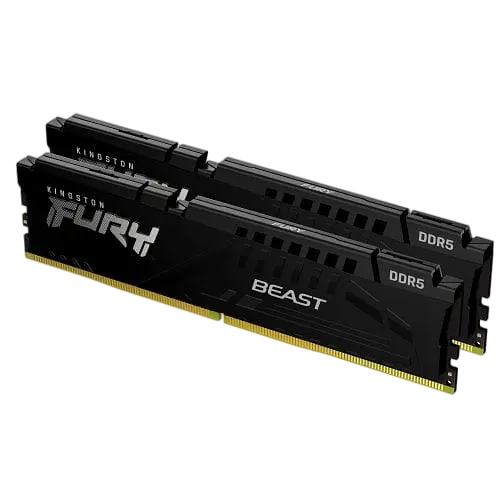 Оперативная память Kingston Fury 16GB (2x8GB) DDR5 5600MHz Beast Black (KF556C40BBK2-16)
