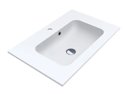 Умивальник Miraggio Della 700 mirasoft 0001069, Білий матовий - фото 4