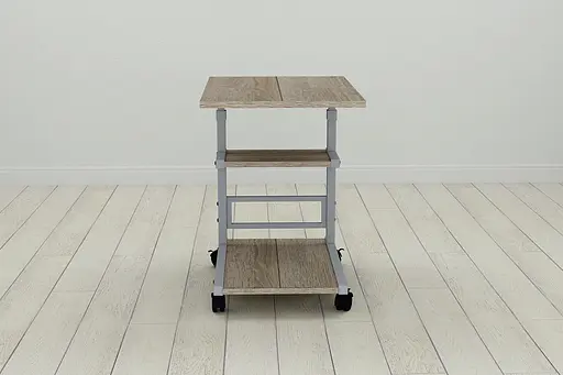 Стіл приставний Ferrum-decor Адан 62x40x60 метал Сірий ДСП Дуб Дуб Сонома Трюфель 16мм (FRD-102502) - фото 5